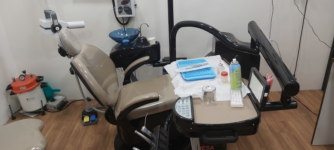 Dental chair and instruments